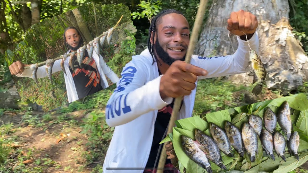 Fishing in Beautifully Green Pond Hidden Deep In Jamaica&rsquo;s Forest#Epic Tropical Adventure