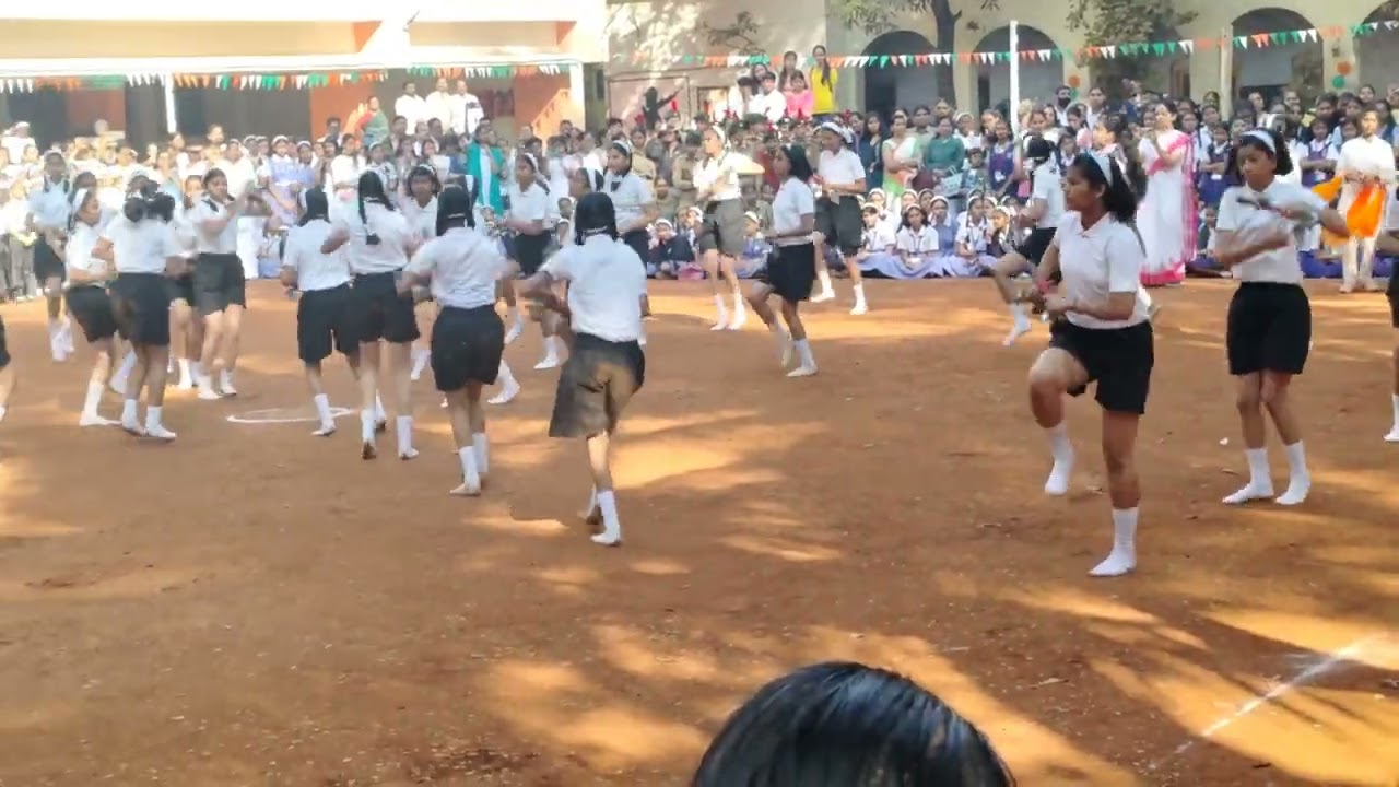 Lezim Performance Republic day #huzurpaga girl school #pune