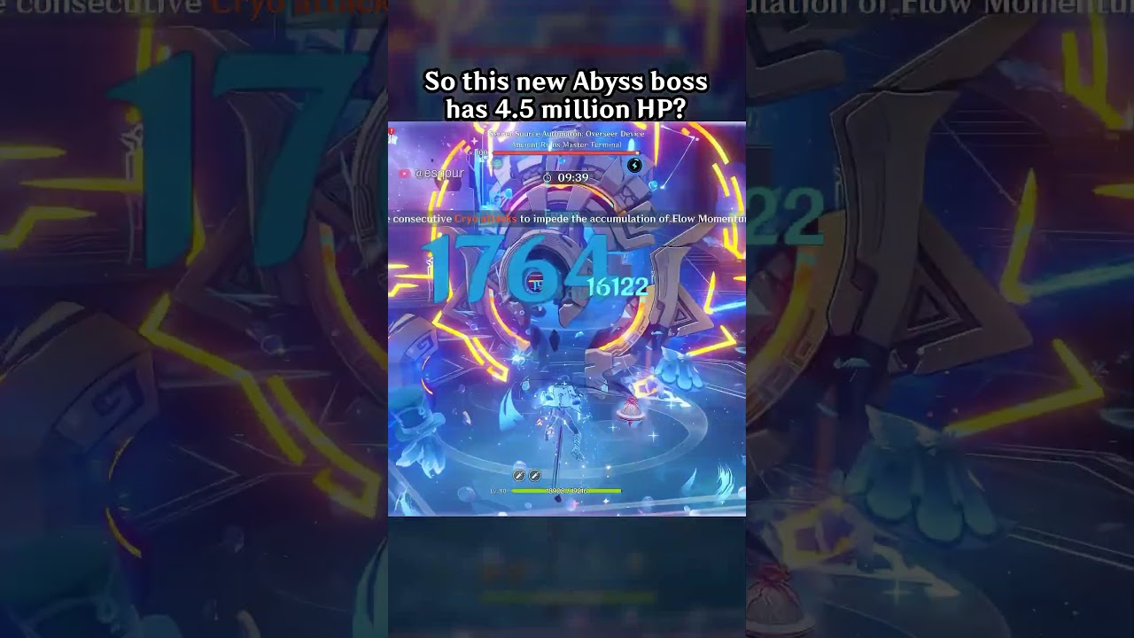 So This New Abyss Boss Has 4.5 Million Hp?
