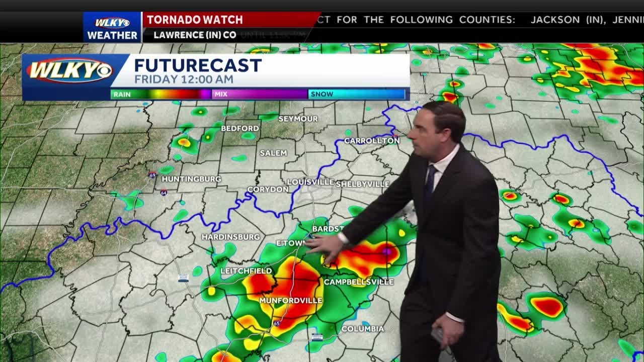 Few storms still possible overnight