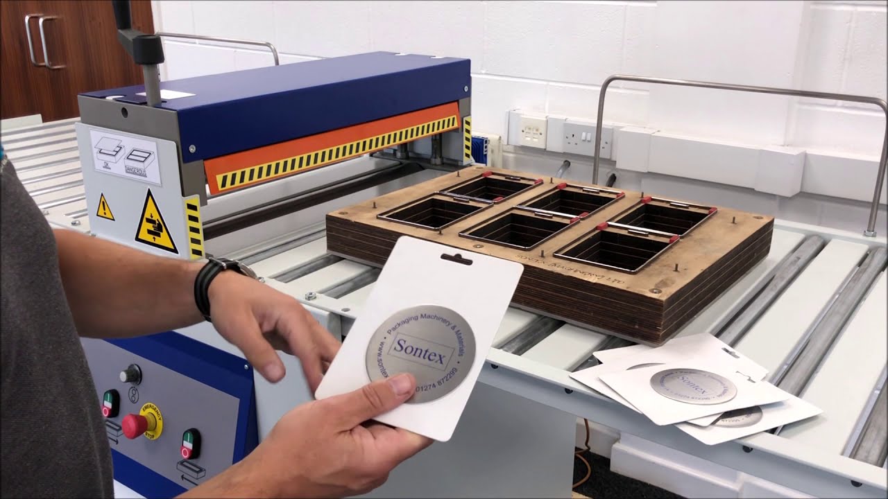 Sontex Skin Packing and Roller Press die cutting process