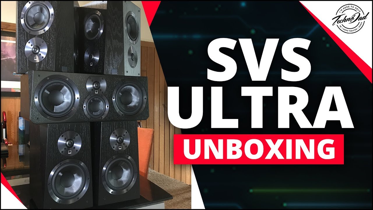 SVS Ultra Bookshelf Speaker System Unboxing | Ultra Center & Surround
