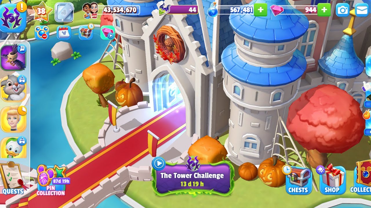 Disney Magic Kingdoms 💙 pt. 29 …….time to get spooky!!! 🎃 *no sound*