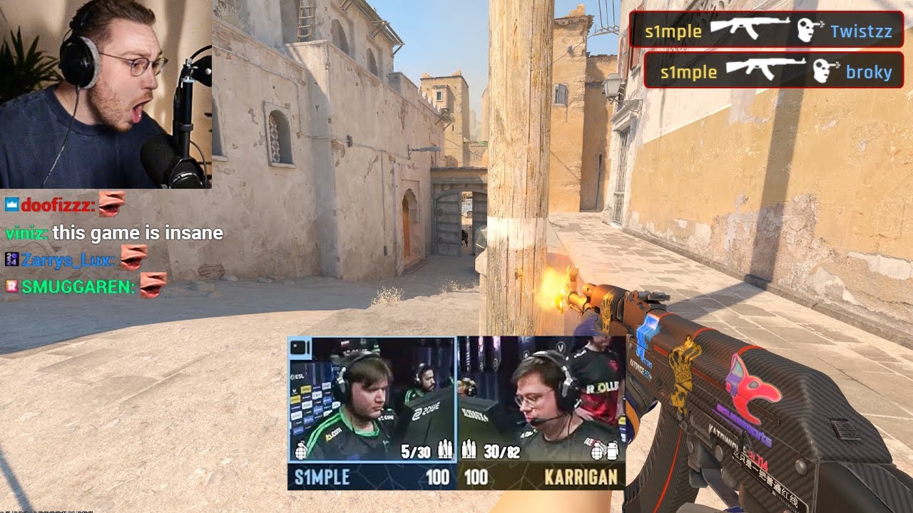 S1MPLE VS FAZE (AGAINST HIS OLD TEAM)