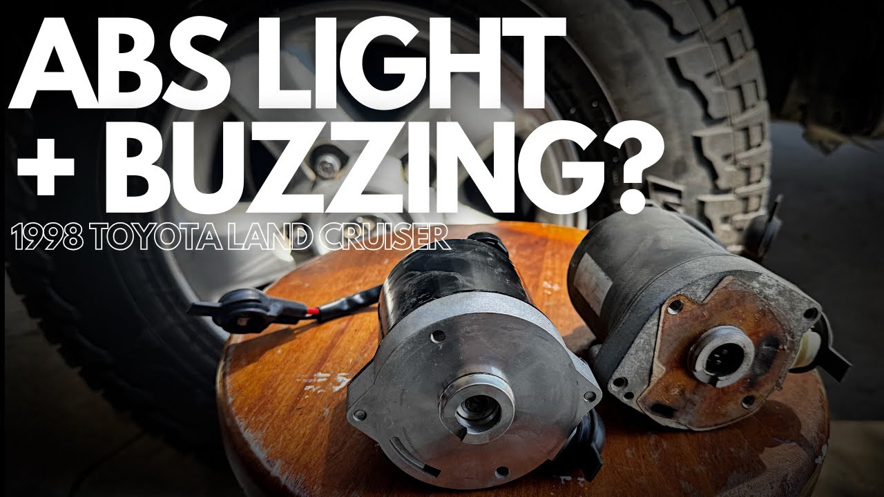 Swapping Brake Booster Motor | Fix ABS Light & Buzzing for Under $100 (Land Cruiser 100 Series)