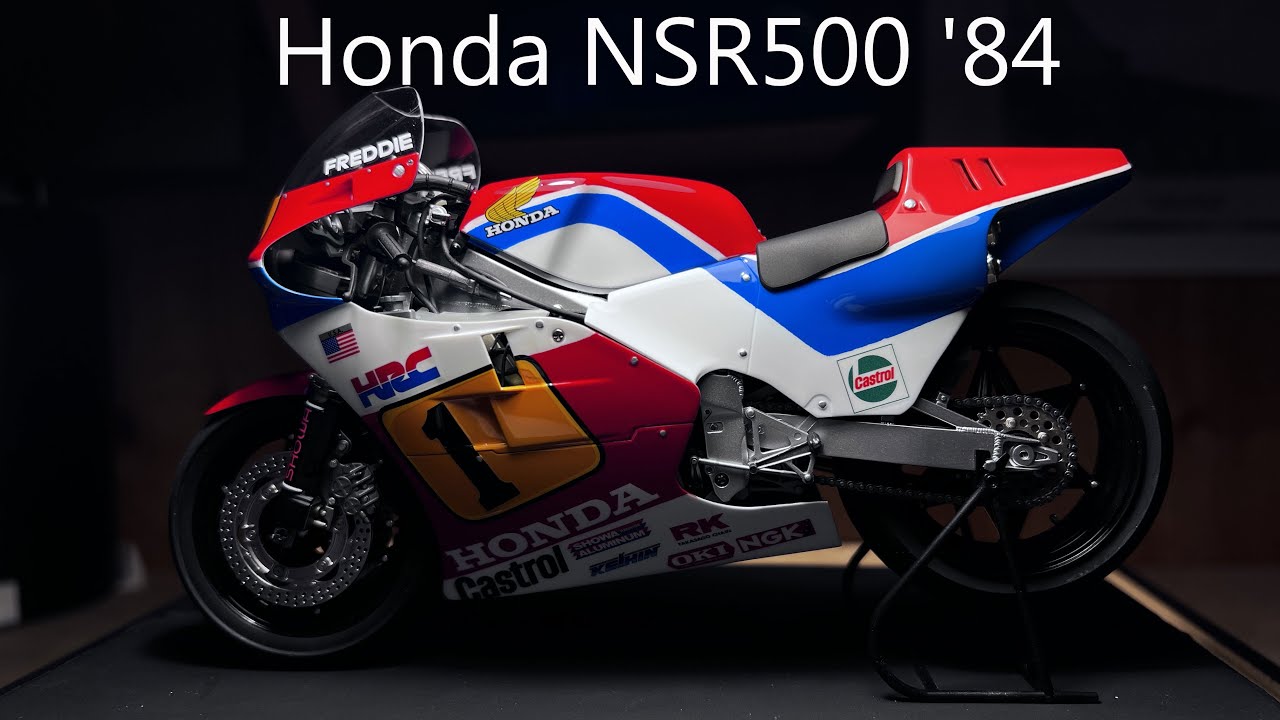 Honda NSR500 '84  TAMIYA 1/12 scale plastic model [Full Build]