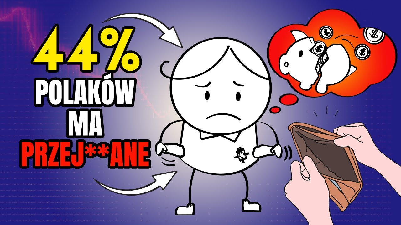 44% Polaków ma FINANSOWO PRZEKICHANE. DLACZEGO?
