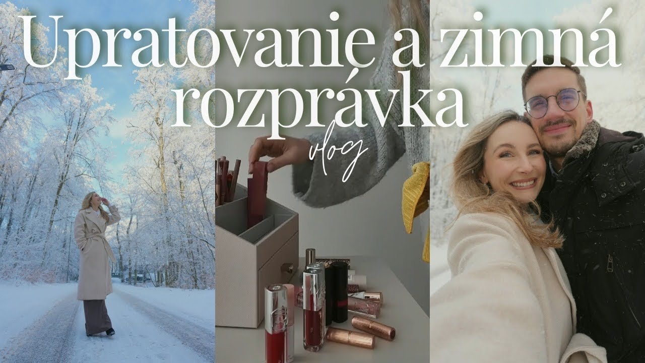 Veľké Upratovanie Kozmetiky, Zimné Prechádzky pod Kamzíkom ❄️ | VLOG | PauliBeauty