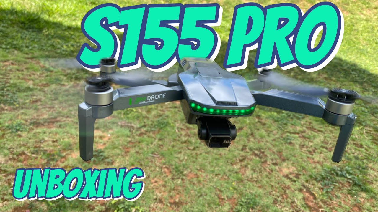 YLR/C S155 Pro Drone Completo Câmera 2.7k Gimbal 3 Eixos 40min Voo || Unboxing