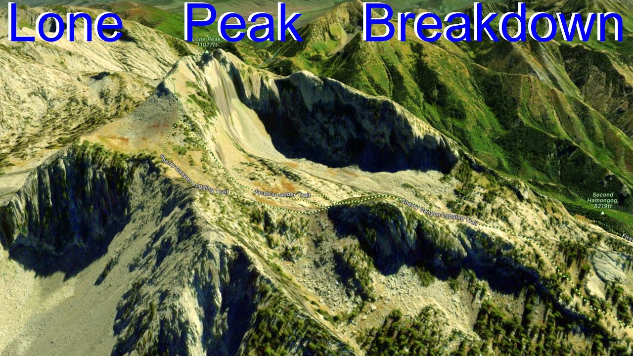 Getting Lost on LONE PEAK and What Not to Do -- Hike Breakdown