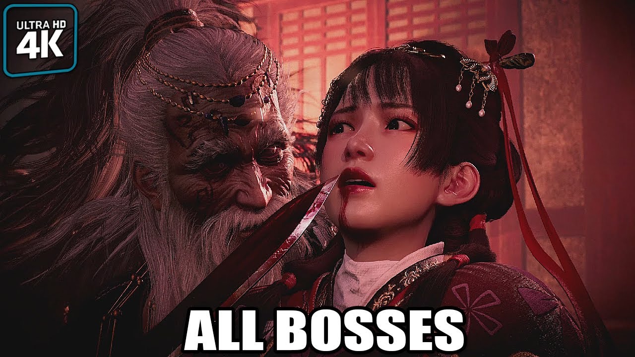Wo Long: Fallen Dynasty - All Bosses (With Cutscenes) 4K 60FPS UHD PC #PCGamePass