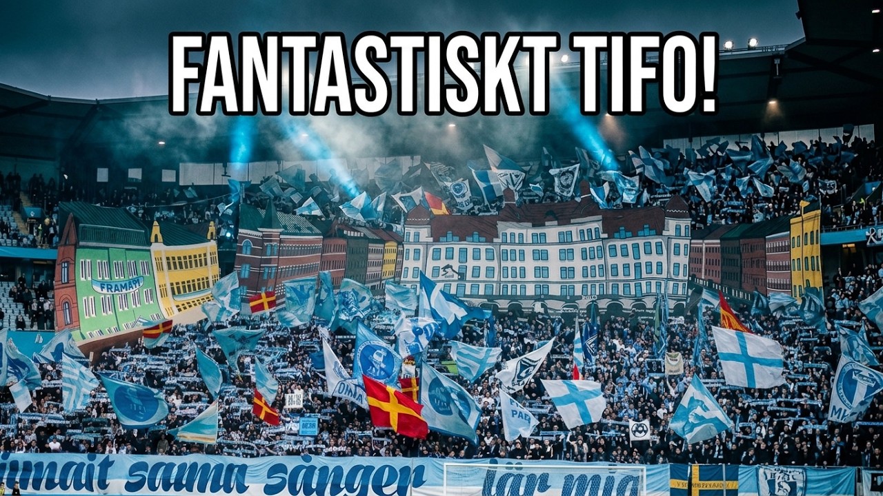 Hymnen och tifo, Malmö FF-Hammarby IF, 2024-04-07