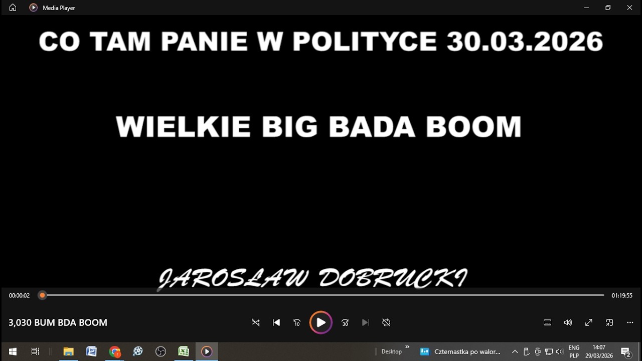 WIELKIE BUM BADA BOOM - Jarosław Dobrucki