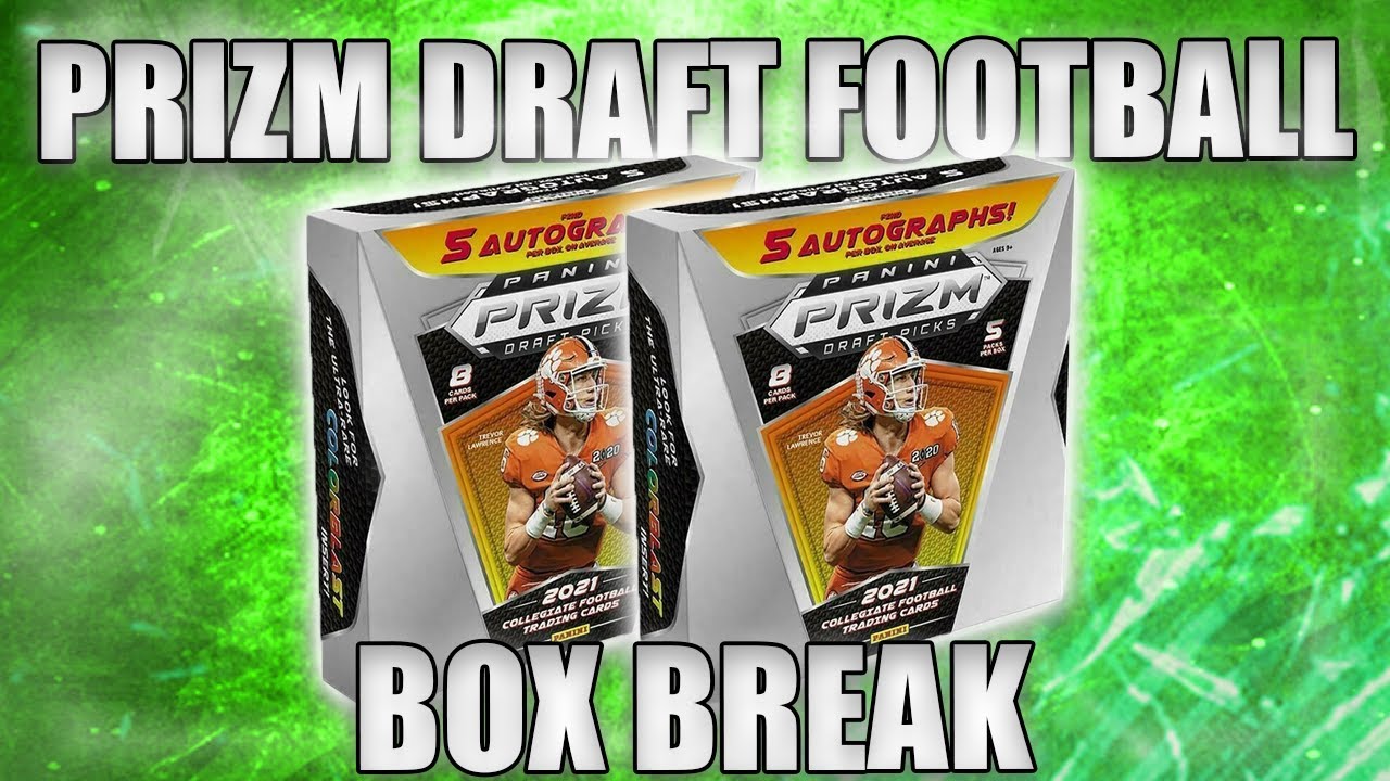 2021 Panini Prizm Draft Picks Football 2 Box Break - 10 ROOKIE AUTOS!
