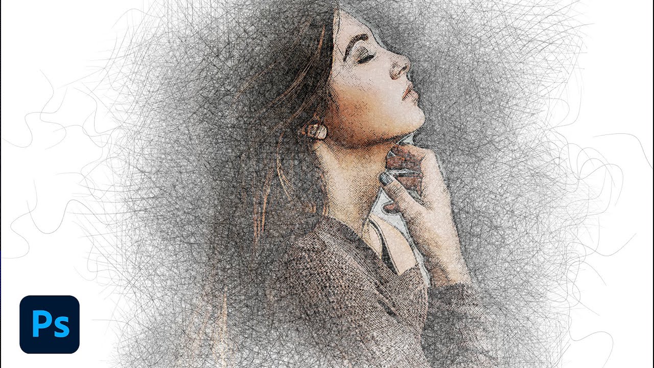 Create the Pencil Sketch Effect with Photos | Adobe Photoshop Tutorial