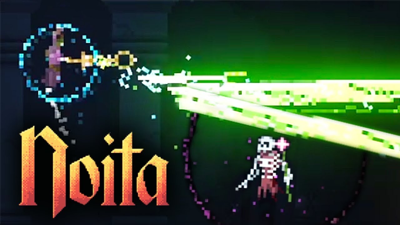 Гатлинг-лазер // Noita #3