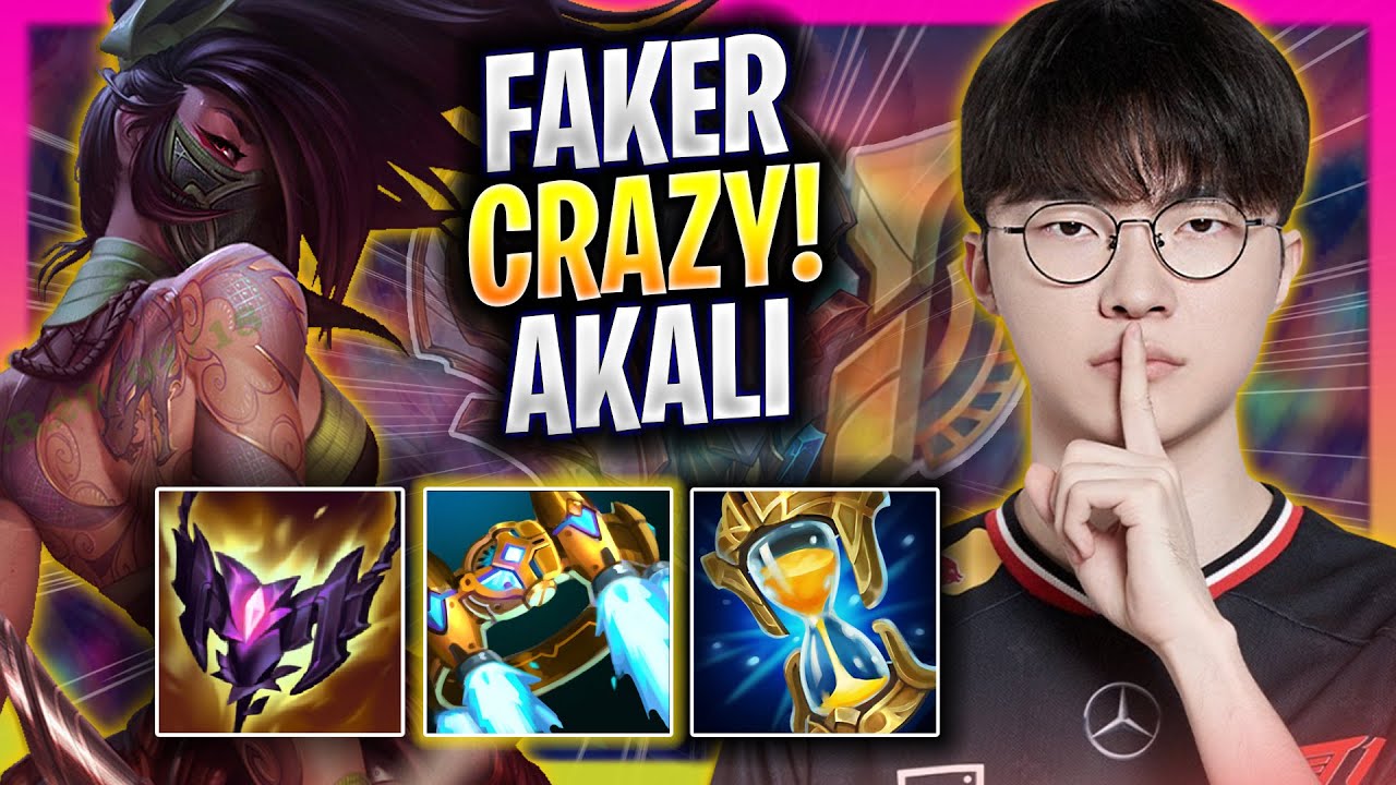 FAKER CRAZY GAME WITH AKALI! - T1 Faker Plays Akali MID vs Orianna! | Season 2025