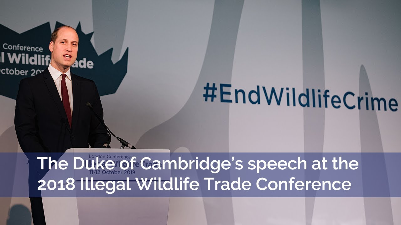 Speech | The Duke of Cambridge | 2018 Illegal Wildlife Trade Conference