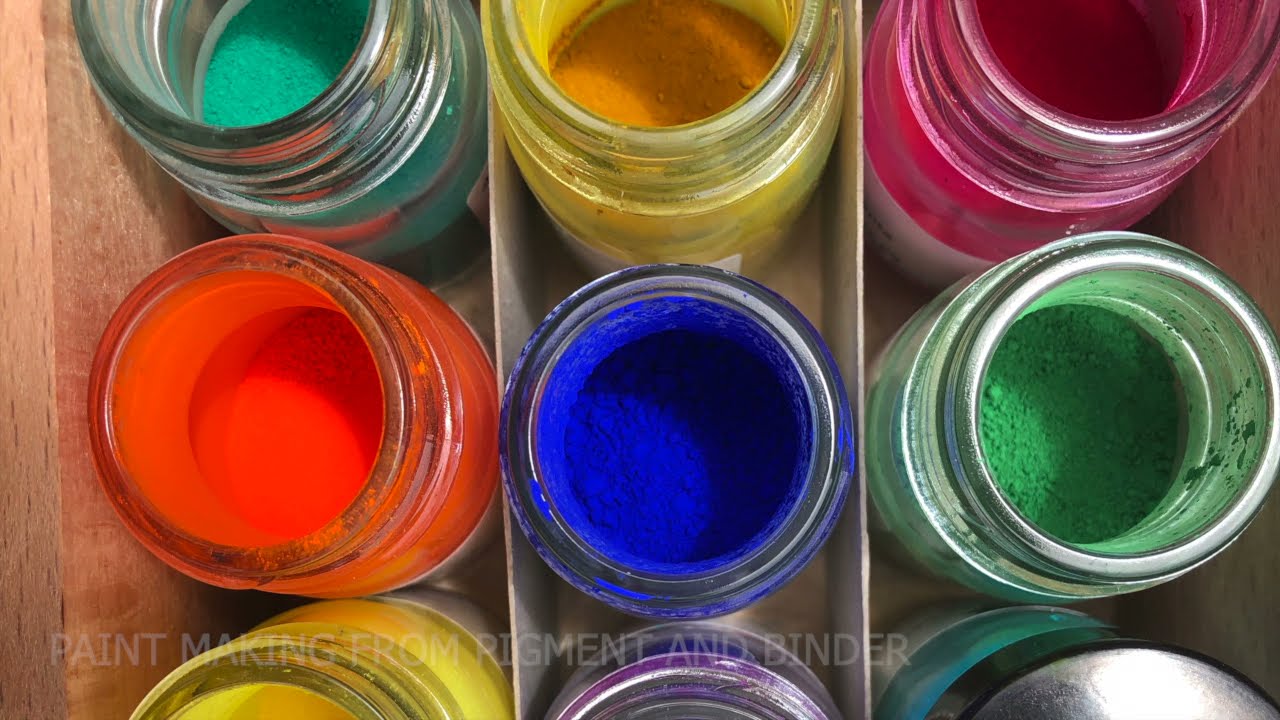 Paint Making From Pigment And Binder
