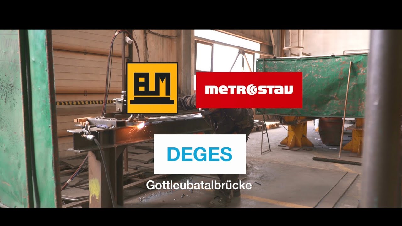 Výsuv mostu přes údolí Gottleuby v Pirně, Německo