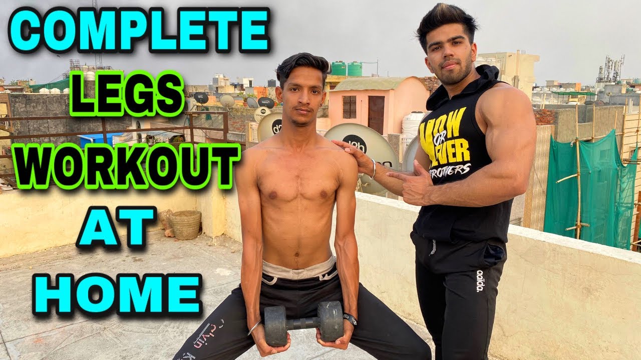 COMPLETE LEGS WORKOUT FOR BEGINNERS WITHOUT GYM| BADRI FITNESS