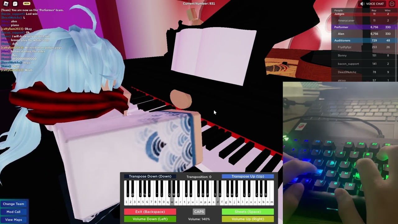 Interstellar Main Theme (With Handcam) | Roblox Talent Show REMASTERED!