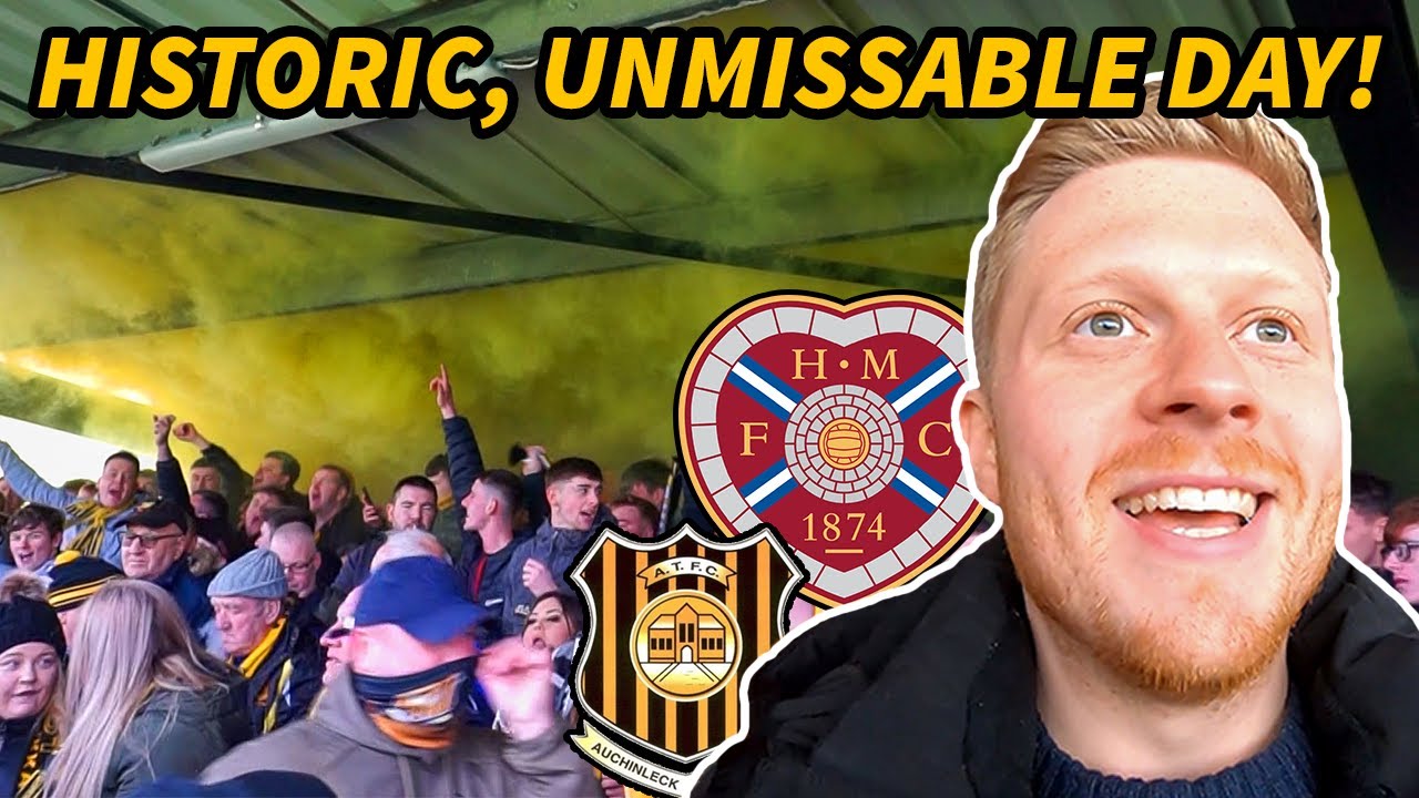 🔥 BEST FANS IN BRITAIN?! Auchinleck Talbot v Heart of Midlothian - Scottish Cup