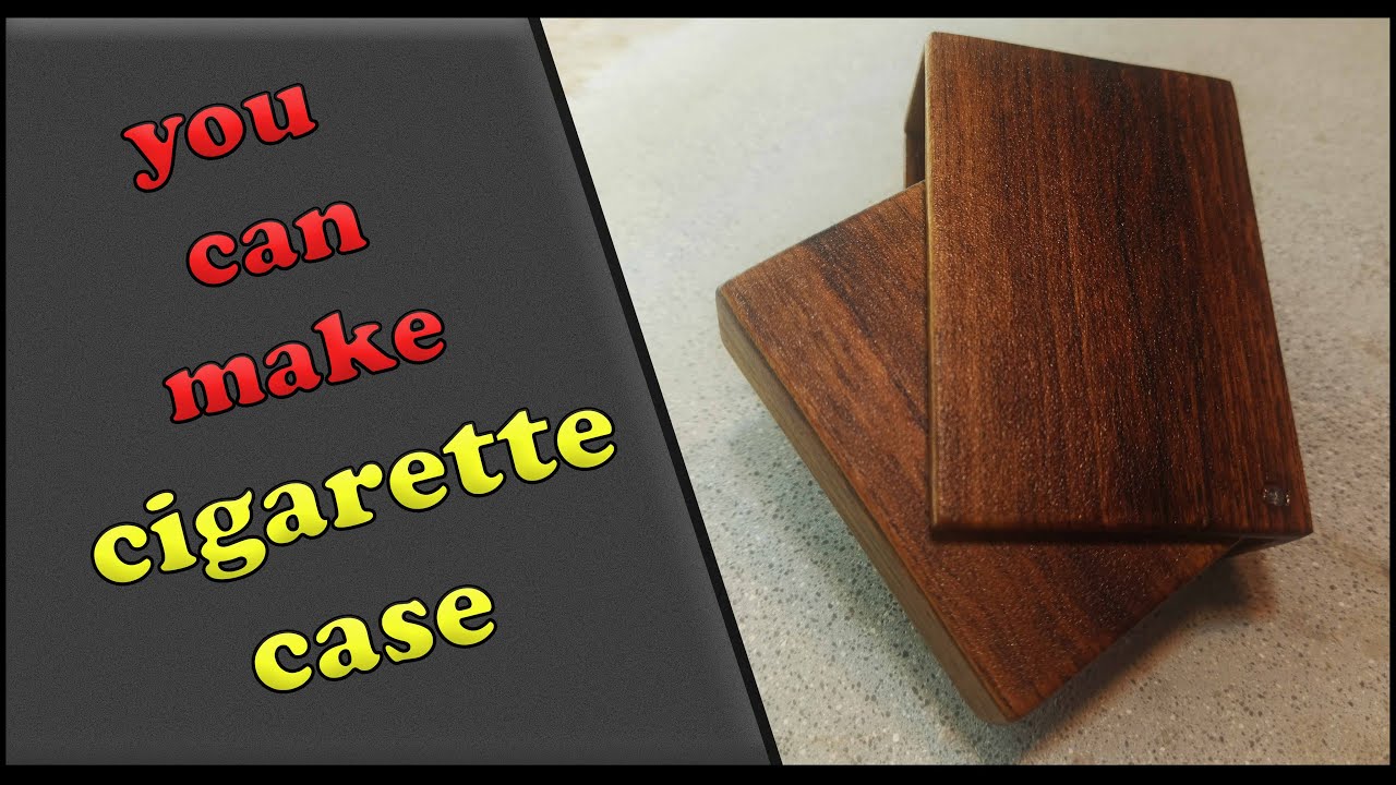 make wooden cigarette case / diy
