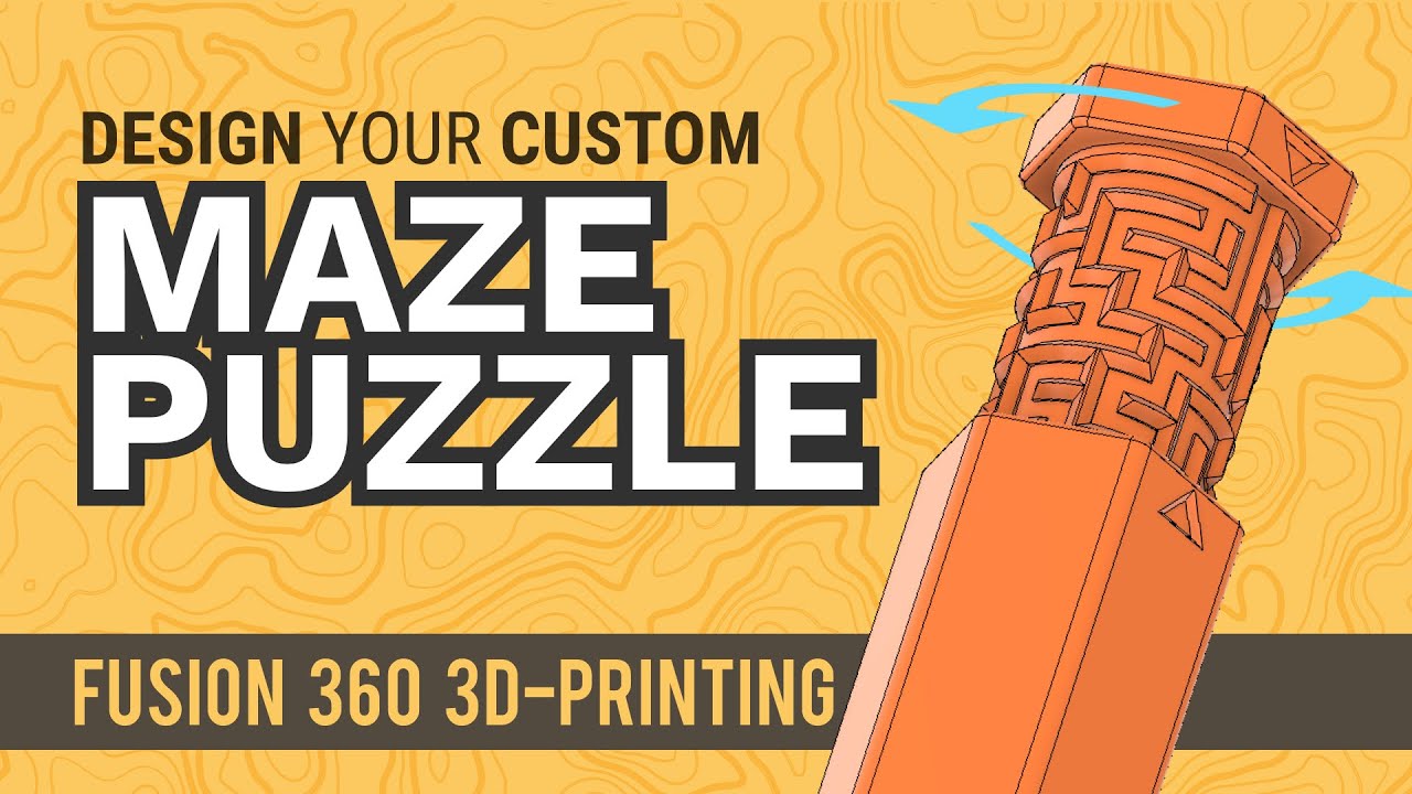 Design your custom maze puzzle box in Fusion 360