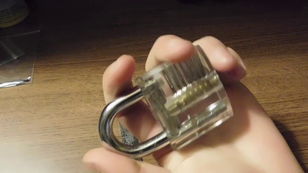 Lock picking with Sparrows Warlock,Sandman and, Octo Rake picks see through lock and master lock