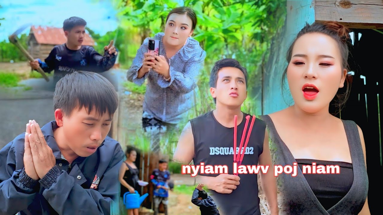Nyiam lawv poj niam EP 6 ..chom thiab puam coos khem movie funny tawm tshiab 