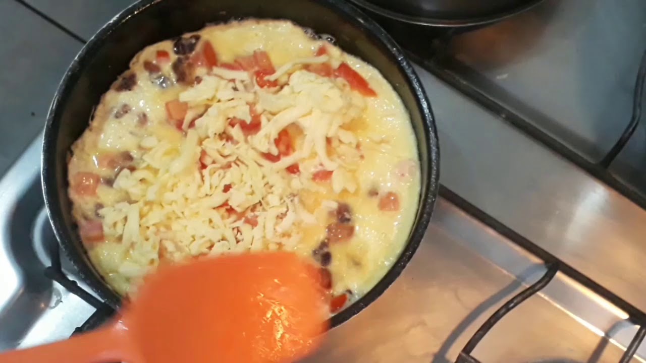 OMELETE com BACON - Delicioso e f&aacute;cil de fazer