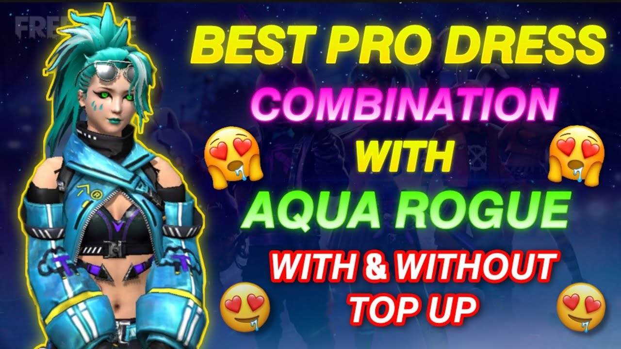 RAMPAGE EVENT FEMALE BUNDLE COMBINATION 😍 | AQUA ROGUE BUNDLE COMBINATION | WITHOUT TOP UP .