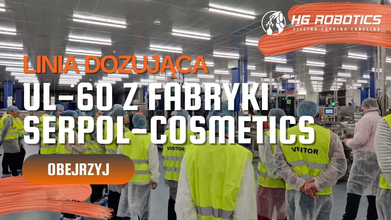Linia Dozująca UL-60 - dozowanie, etykietowanie i zamykanie w 3 wersjach produktu | HG Robotics