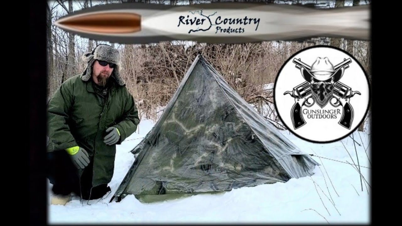 River Country Products Trekker Tent 1 ⛺ | Are They Any Good🤔  In The Snow, winter camping