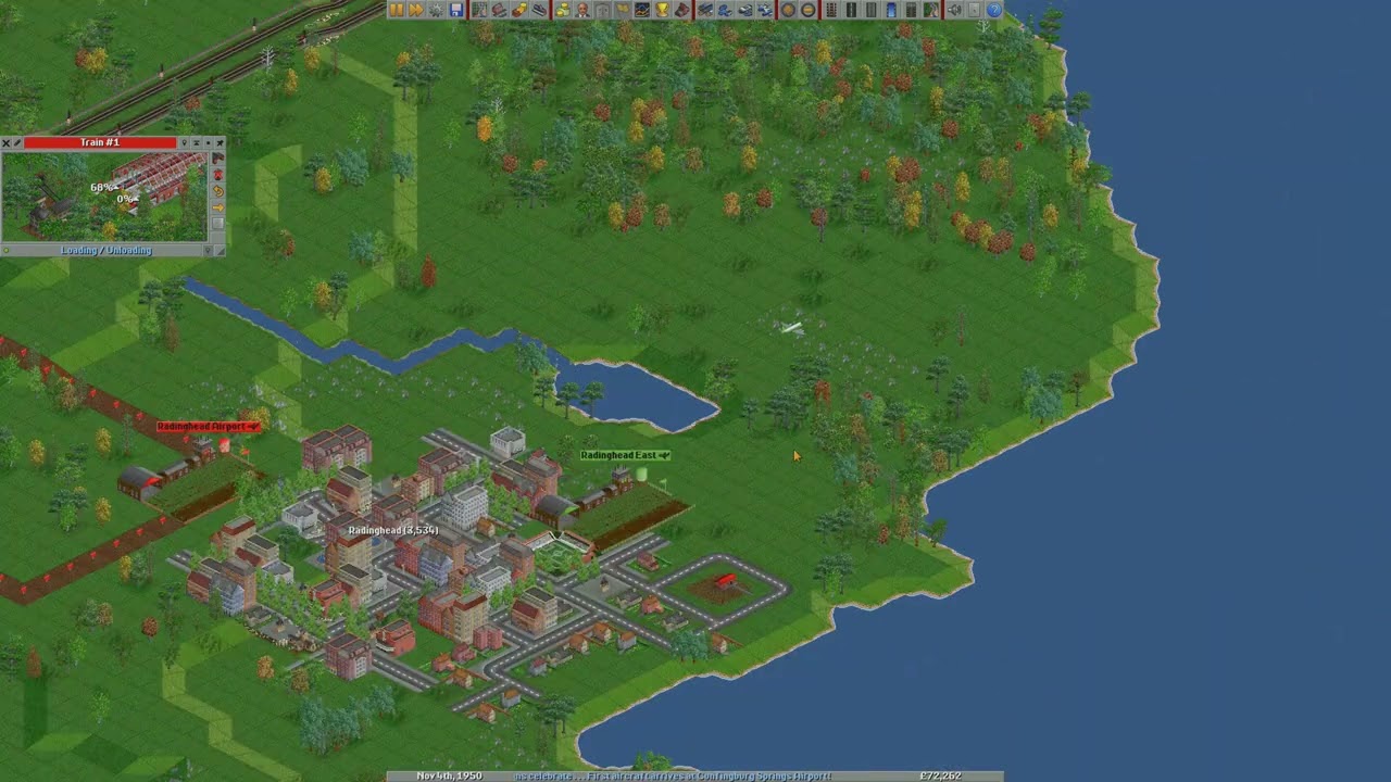 OpenTTD – First 33 Minutes Gameplay | 8K HDR Ultra Clarity