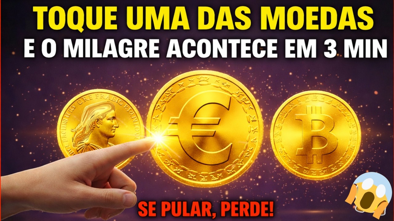 😱 DEUS DIZ: Toque em uma MOEDA e seu MILAGRE chegará em 3 minutos... 💰 Não o rejeite!