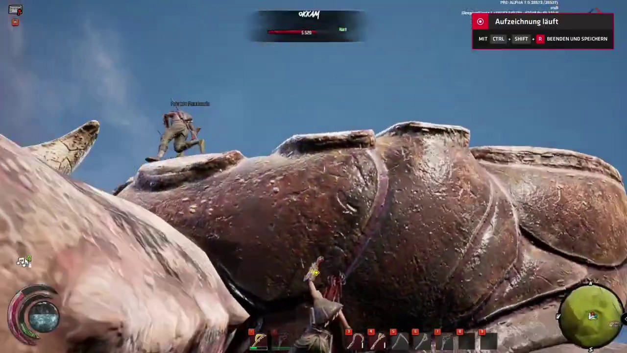 Fighting/Riding a bug in Last Oasis, pt.I