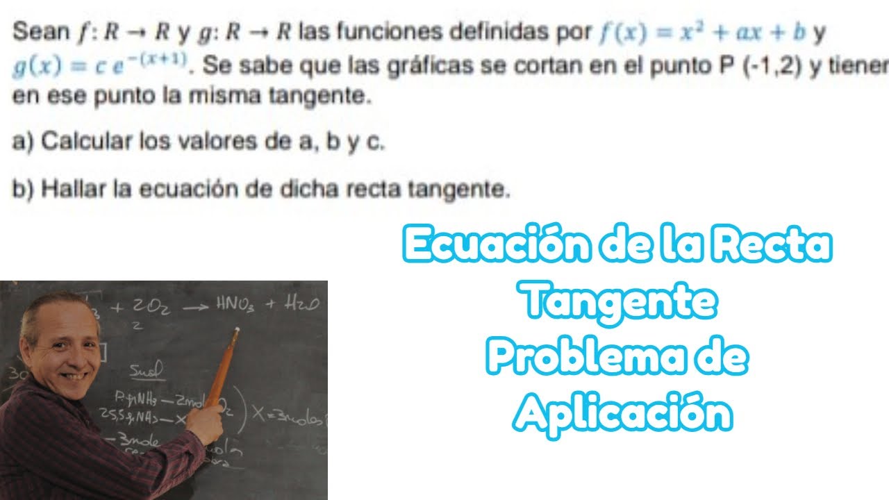Recta Tangente Problema de Aplicación