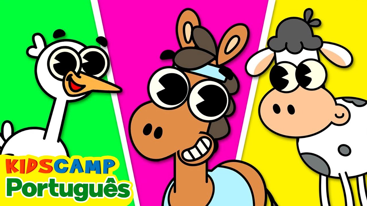 Cabeça ombros joelhos dedos dos pés | mais músicas infantis e de desenhos animados | KidsCamp Brasil