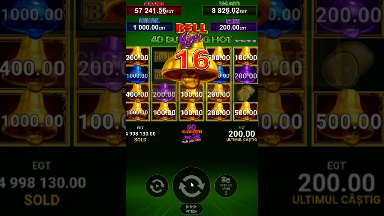 🔞🔥 40 Burning Hot Bell Link – HUGE WIN! 💰 EGT Slot Gameplay