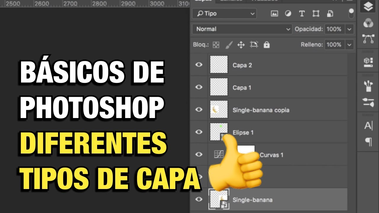 Básicos de Photoshop. Diferentes tipos de capa.