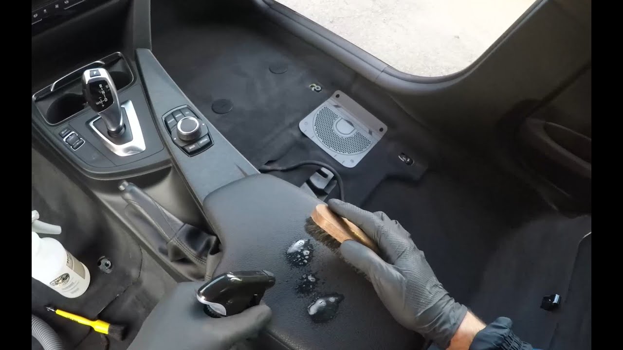 DETALJNO UNUTRAŠNJE ČIŠĆENJE (PLASTIKE, KOŽA, TKANINE) - 100 SATI DITEJLINGA BMW F30 Ep. 2 DRUGI DIO
