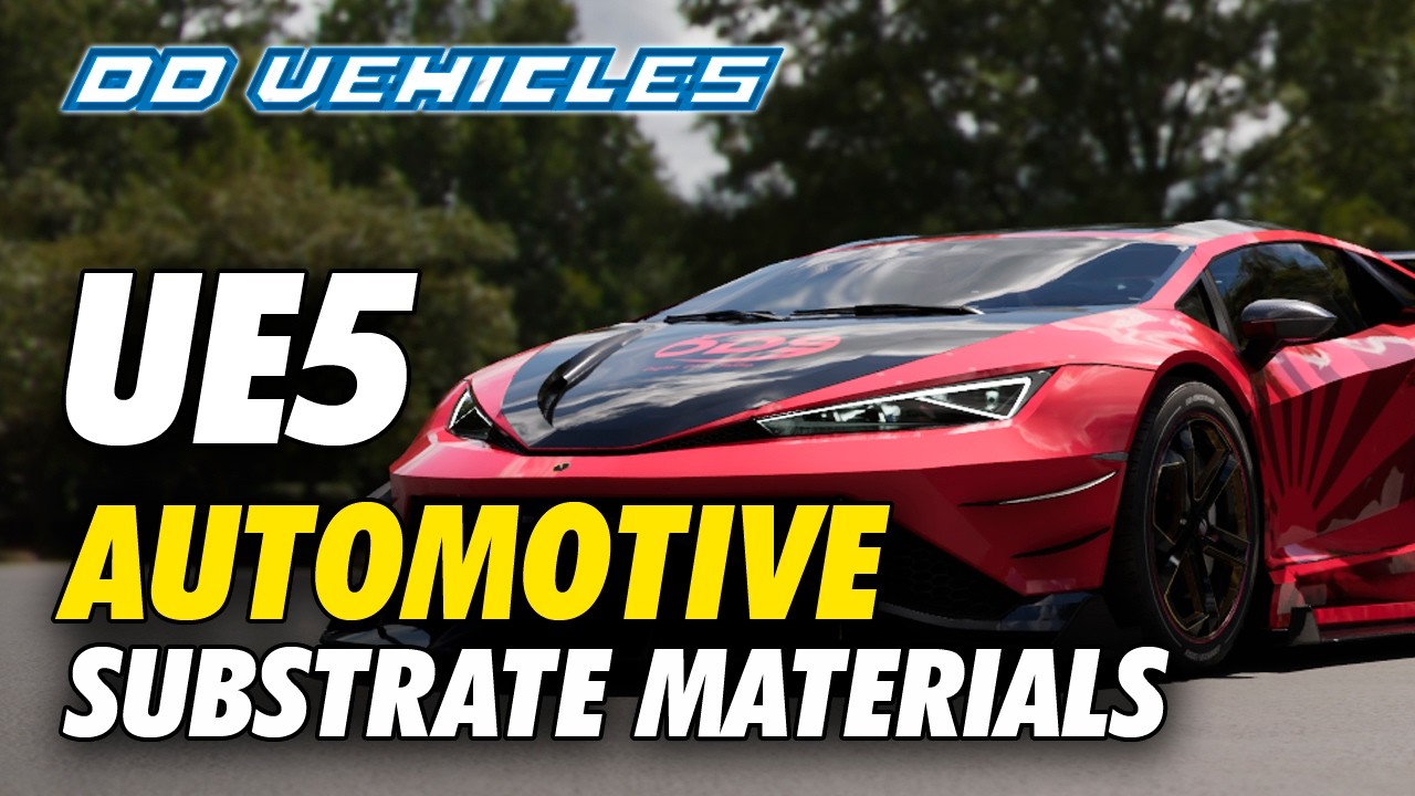 UE5 Automotive Substrate Materials Review | Substrate vs Classic Materials