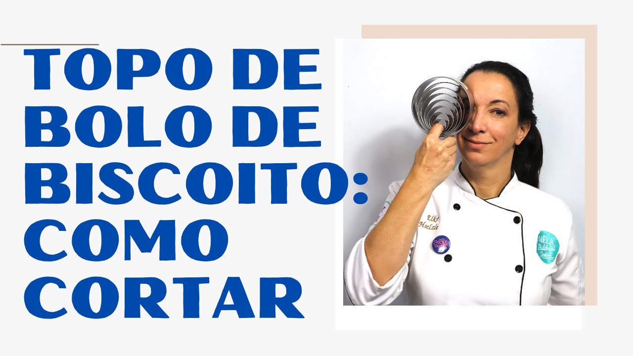 Topo de Bolo de Biscoito: Como Cortar
