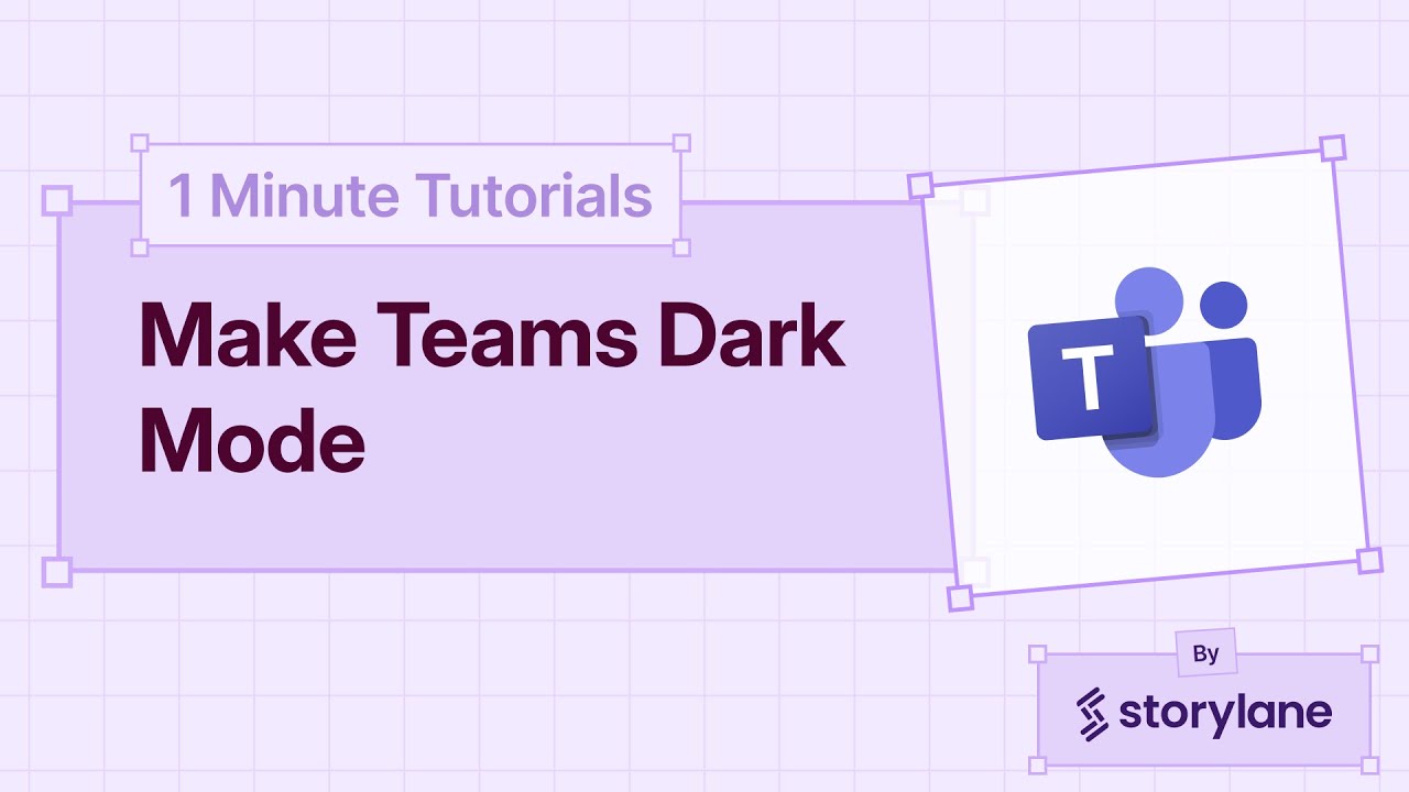How to Make Teams Dark Mode | 1-Minute Tutorials