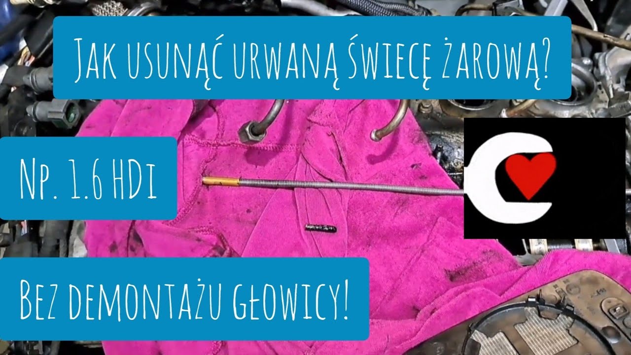 Jak usunąć urwaną świecę żarową bez demontażu głowicy - prosty domowy spos&oacute;b dla każdego! DIY