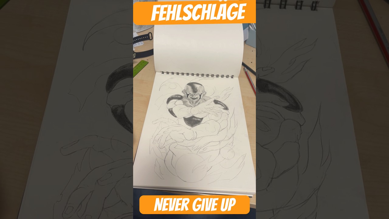 Fehlschl&auml;ge sind Teil des Weges🤌🏽 #nevernevergiveup #fehler #art #love #dragonball #naruto