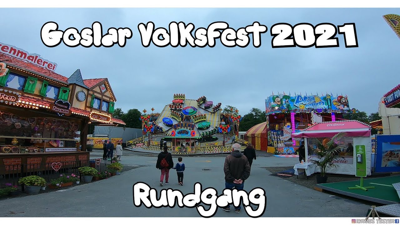 Goslar Volksfest 2021 Rundgang Freizeitpark Kirmes 2021 Kirmes Tester Funfair