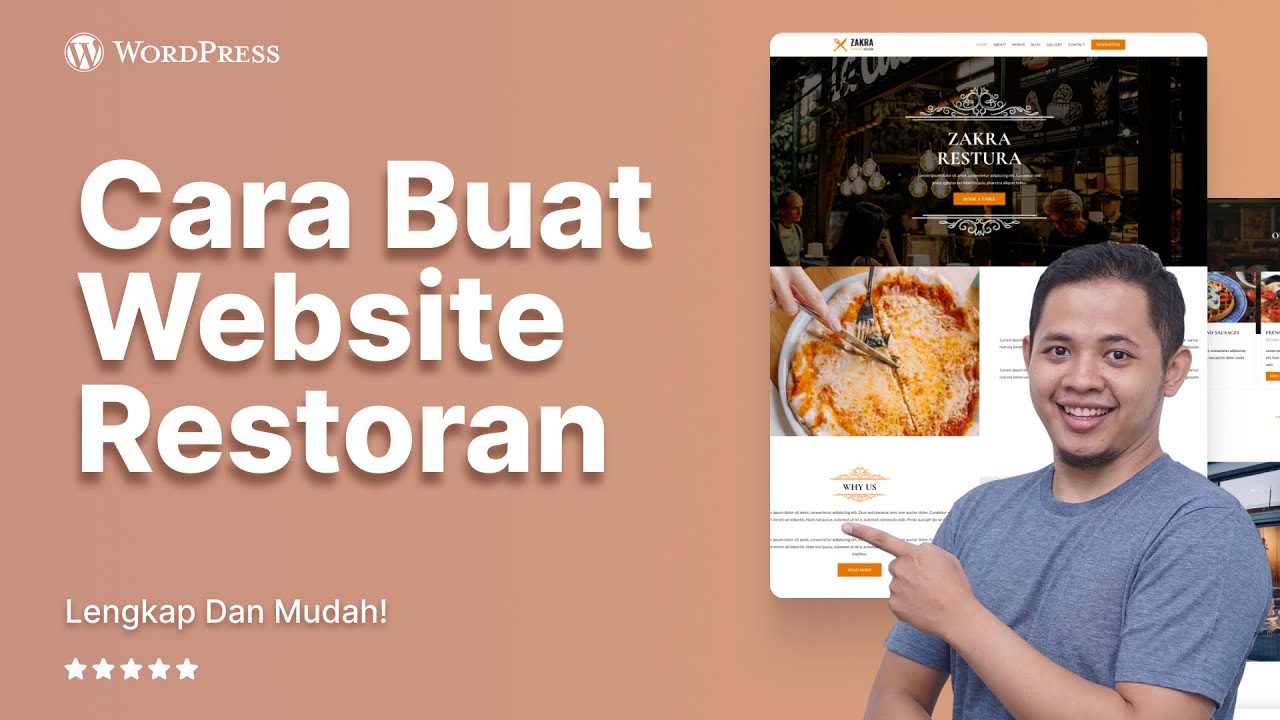 Cara Membuat Website Restoran - Gampang Banget!